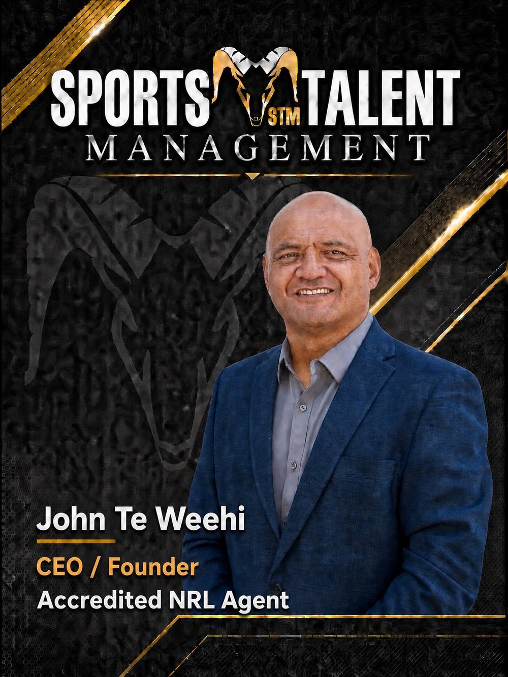 John Te Weehi, CEO / Founder, Accredited NRL Agent